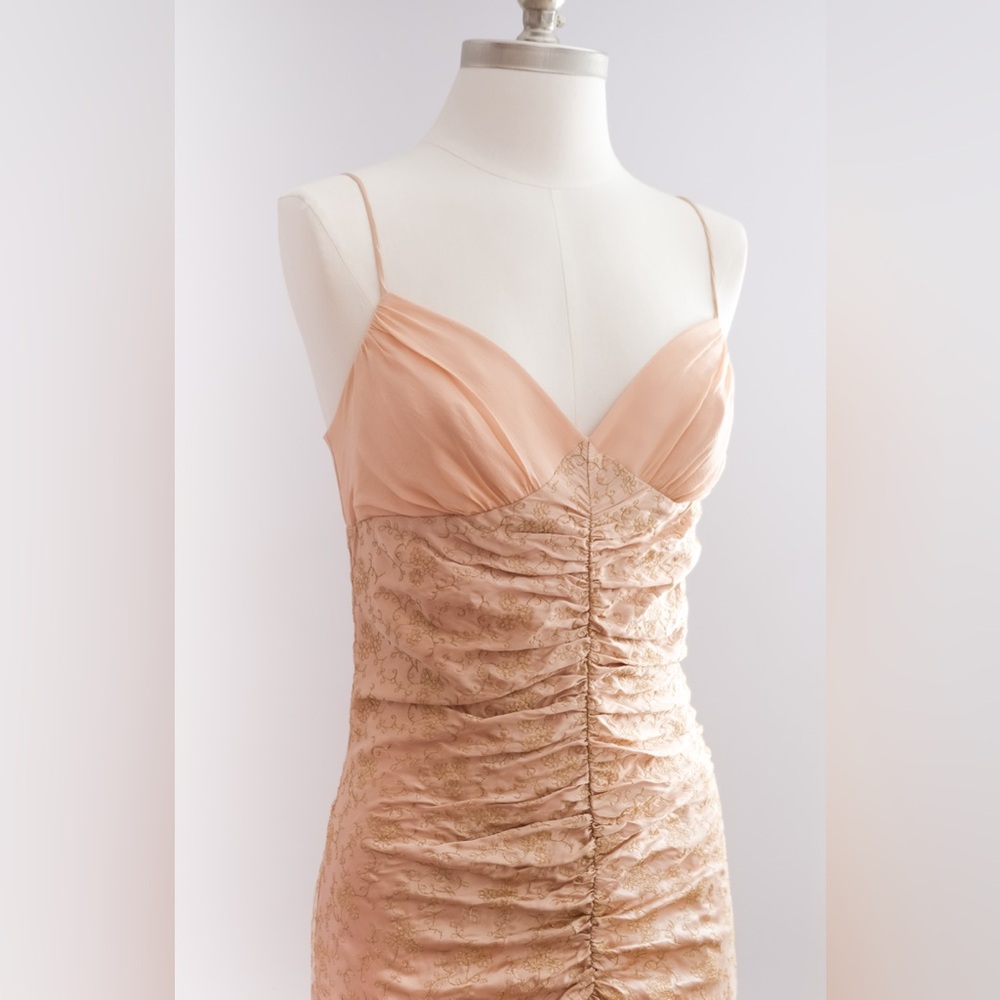 Vintage Betsey Johnson Y2K Silk Midi Dress - Picture 5 of 14